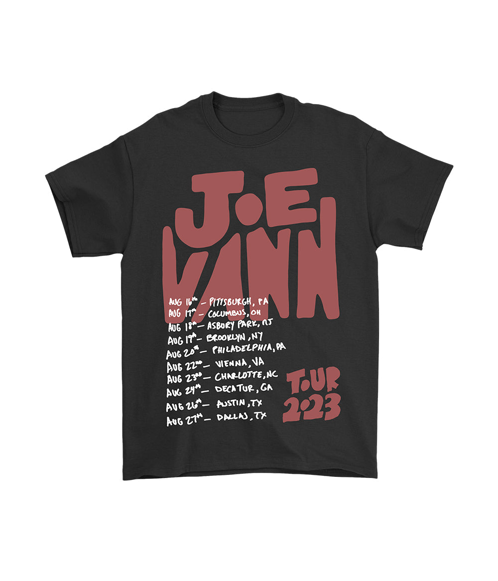 Joe Vann Hand Drawn Tour Shirt